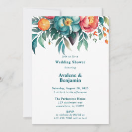Invitación Radiant Peony Bouquet Boda