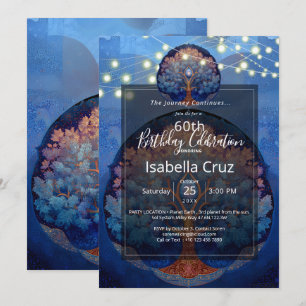 Invitación Radiante Suave Árbol de la Vida