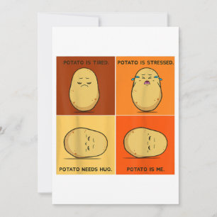 Invitación Raíz de Potato Vegetable Tater Vegan Lover Keto