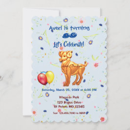 Invitación Ram de Cumpleaños - Aries (21 de marzo - 19 de abr