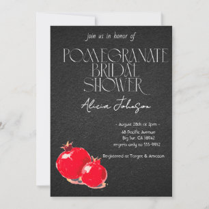 Invitación Rama de grano de ruborizante Ducha de novia