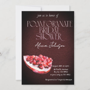 Invitación Rama de grano de ruborizante Ducha de novia