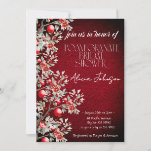 Invitación Rama de grano de ruborizante Ducha de novia