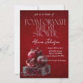 Invitación Rama de grano de ruborizante Ducha de novia