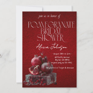Invitación Rama de grano de ruborizante Ducha de novia