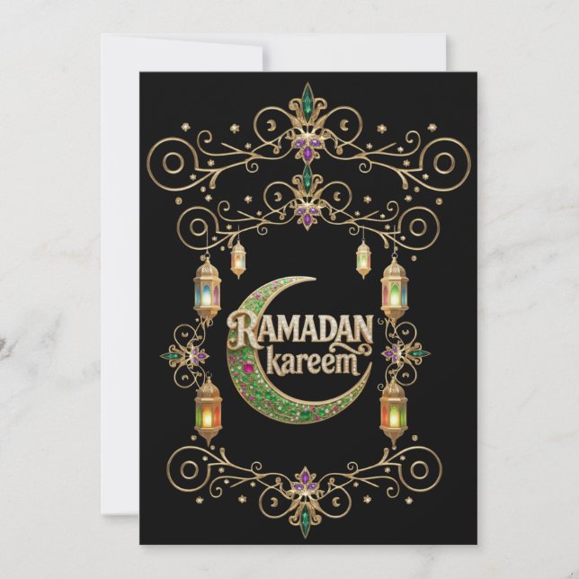 Invitación Ramadan Kareem (Anverso)
