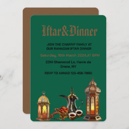 Invitación Ramadán Kareem 2025 Cena de Iftar