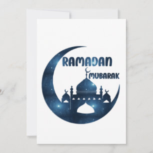 Invitación ramadan mubarak