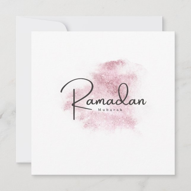 Invitación Ramadan Mubarak karem (Anverso)