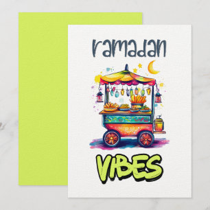 Invitación Ramadan Vibes   Carros de comida callejera árabes 