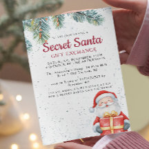 Ramas de Pino I Santa con secreto de regalo Santa