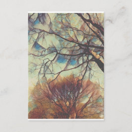 Invitación Ramas de Vidrio de Colores