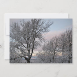 Invitación Ramas nevadas