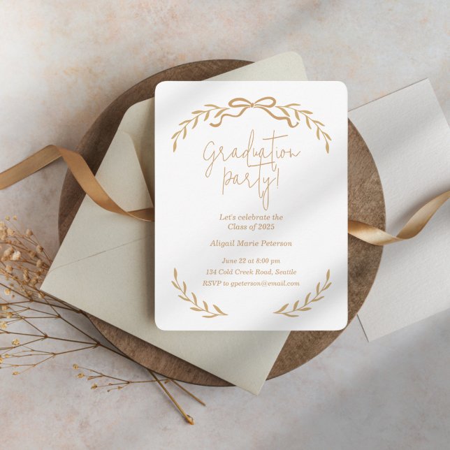 Invitación Ramas y fiesta de graduación de Bow (Subido por el creador)