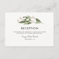 Ramilletes de boda marfil y rubor Recepción