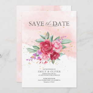 Invitación Ramo boda Orquídea y Peonies