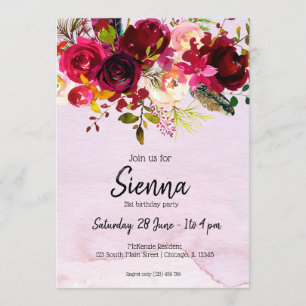 Invitación Ramo de flores para todas las ocasiones