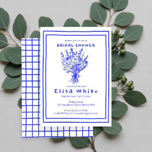 Invitación Ramo de flores silvestres Rústico Bridal Shower ca