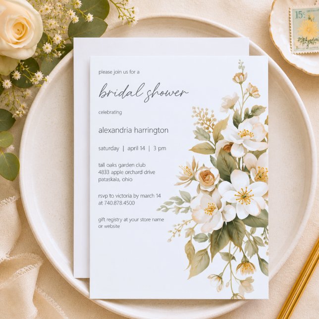 Invitación Ramo de novia, ducha de novia (Subido por el creador)