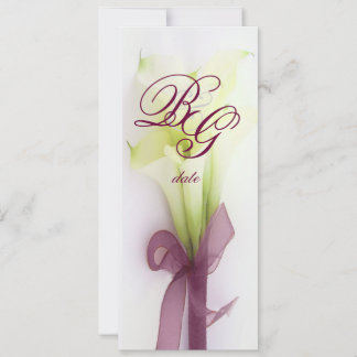 Invitación Ramo de PixDezines, lirios de calla blanca