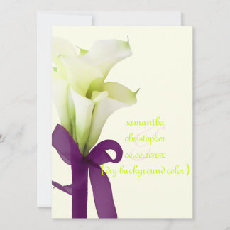 Invitación Ramo de PixDezines, lirios de calla blanca