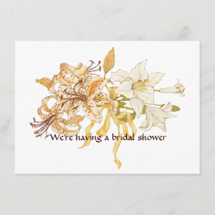 Invitación Ramo del lirio