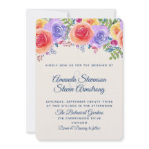 Ramo Floral Acuarela para Boda Moderna