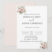 ramo floral de acuarela rústica