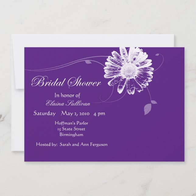 Invitación Ramo nupcial (Anverso)