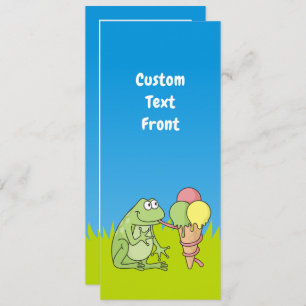 Invitación Rana con icecream