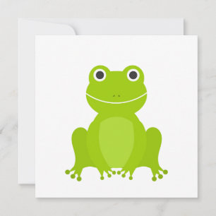 Invitación Rana verde dulce