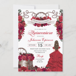 Invitación Ranchero Quinceanera