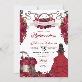 Invitación Ranchero Quinceanera