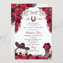 Invitación Ranchero Quinceanera