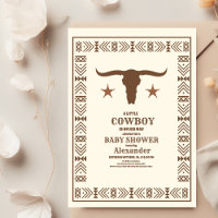Rancho de campo suroeste Baby Shower occidental