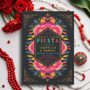 Invitación Rancho Fiesta Mexicano Moderno Boda Ducha Pareja