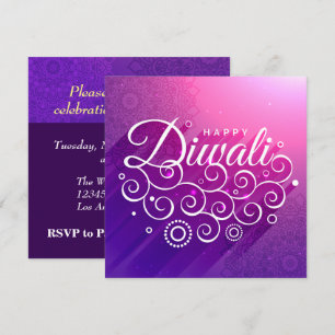 Invitación Ranggoli Feliz Diwali