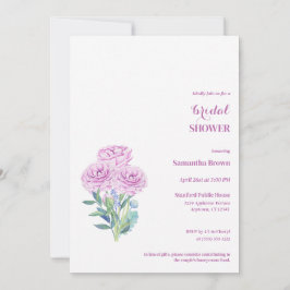 Invitación Ranunculus Full Personalizable Bridal Shower
