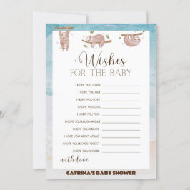 Invitación Ranura Baby Shower - Nombre editable, 5x7