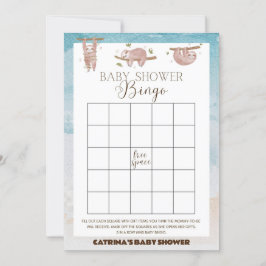 Invitación Ranura Baby Shower - Nombre editable, 5x7