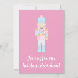 Invitación Rastreador de nueces con bastón de caramelo y salu