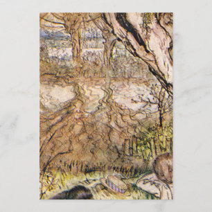 Invitación Rat Y Mole Tienen Un Picnic - Arthur Rackham