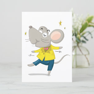 Invitación Ratón bailarín