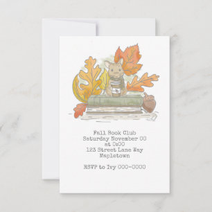 Invitación Ratón Bookish