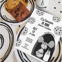 Ratón de Leche y Galletas Dulce Primer Cumpleaños
