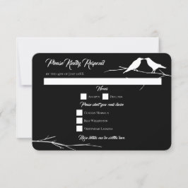 Invitación Ravens Gothic Boda