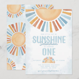 Invitación Ray of Sunshine Birthday Party