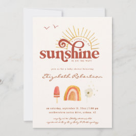 Invitación Ray of Sunshine | Boho Baby Shower