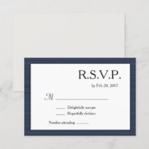 Rayas minimalistas azul marino blanco gris RSVP
