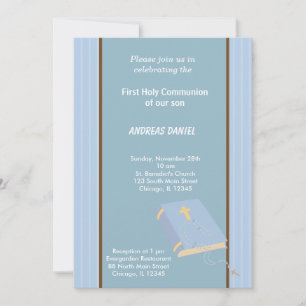 Invitación Rayas Santa Comunión
